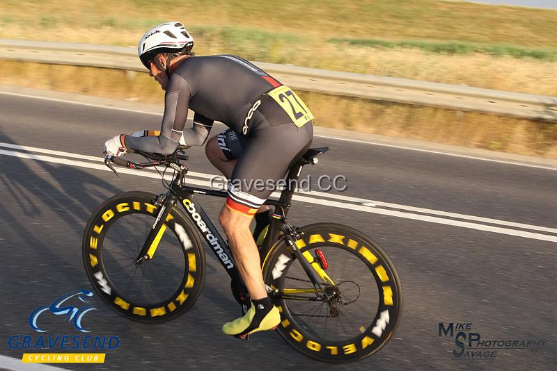 20180710-0559.jpg - Velocity Multisport Rider Mike Hawkins at GCC Evening 10 Time Trial 10-July-2018.  Isle of Grain, Kent.