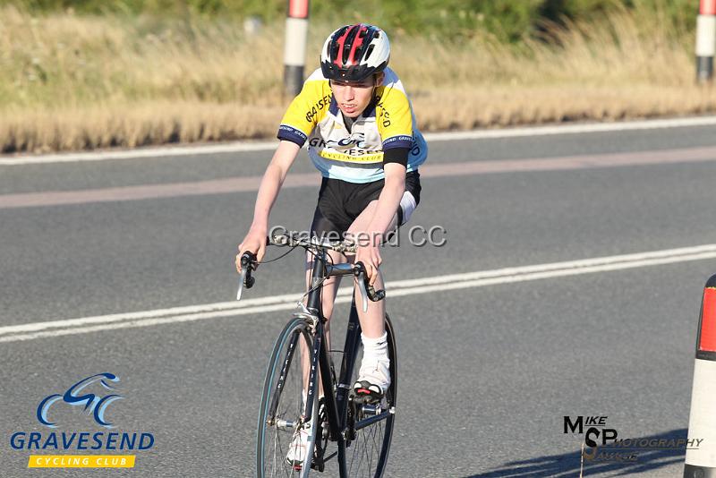 20180731-0034.jpg - GCC Rider Cameron Abbotts at GCC Evening 10 Time Trial 31-July-2018.  Isle of Grain, Kent.