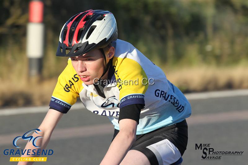 20180731-0041.jpg - GCC Rider Cameron Abbotts at GCC Evening 10 Time Trial 31-July-2018.  Isle of Grain, Kent.