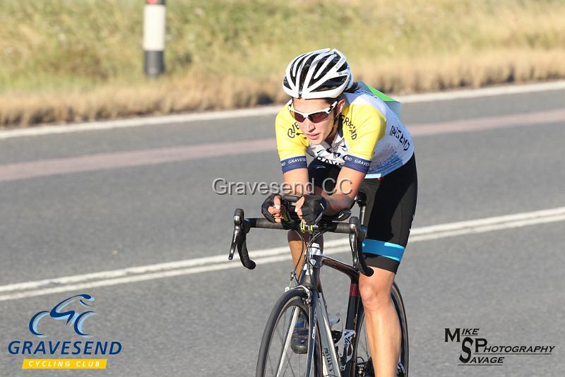 20180731-0051.jpg - GCC Rider Kate Savage at GCC Evening 10 Time Trial 31-July-2018.  Isle of Grain, Kent.