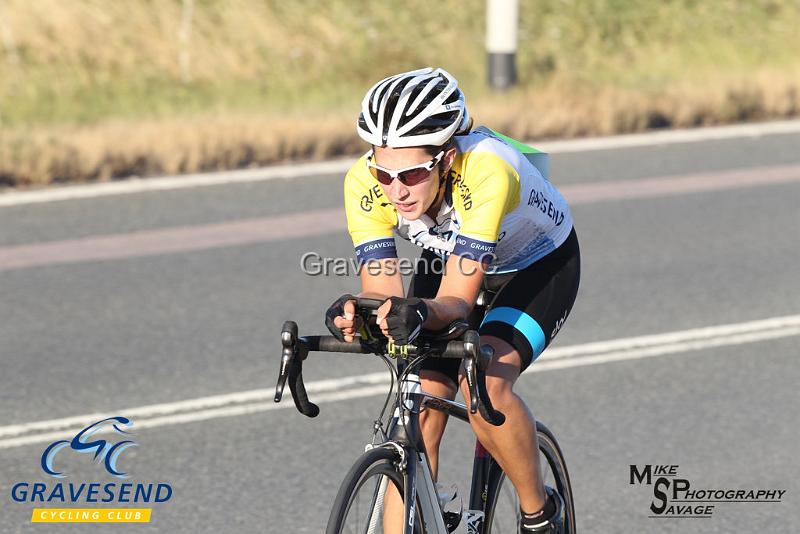 20180731-0053.jpg - GCC Rider Kate Savage at GCC Evening 10 Time Trial 31-July-2018.  Isle of Grain, Kent.