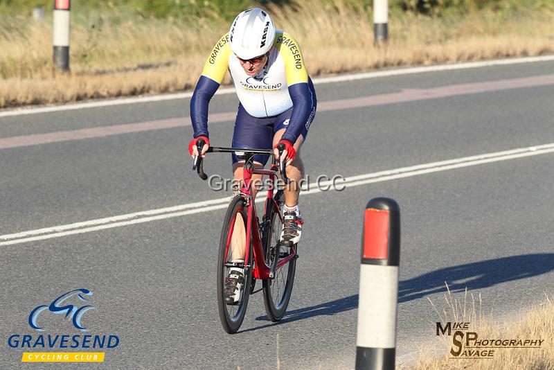 20180731-0097.jpg - GCC Rider Mike Harrington at GCC Evening 10 Time Trial 31-July-2018.  Isle of Grain, Kent.