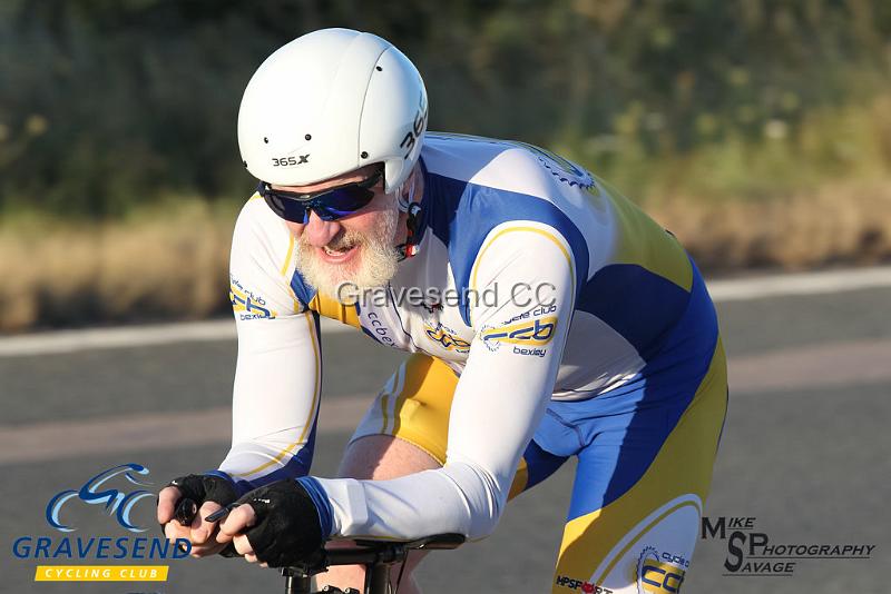 20180731-0287.jpg - CC Bexley Rider Mark Starbuck at GCC Evening 10 Time Trial 31-July-2018.  Isle of Grain, Kent.
