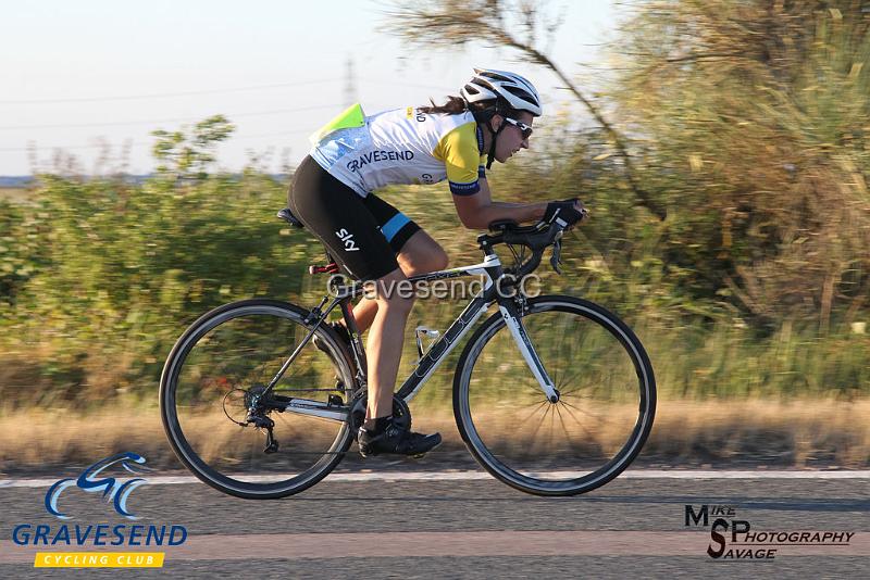 20180731-0368.jpg - GCC Rider Kate Savage at GCC Evening 10 Time Trial 31-July-2018.  Isle of Grain, Kent.
