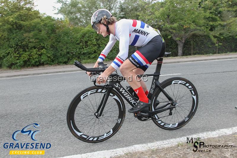 20180814-0173.jpg - Woolwich CC Rider Matthew Robertson at GCC Evening 10 Time Trial 14-Aug-2018.  Isle of Grain, Kent.