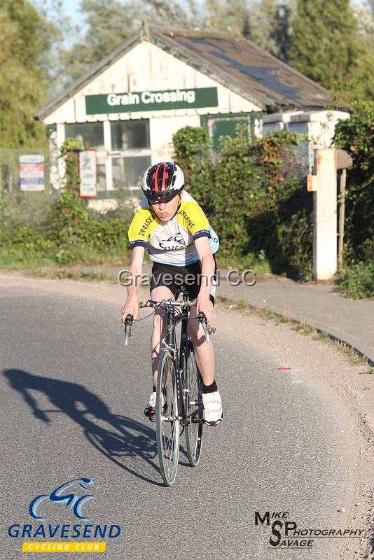 20180821-0004.jpg - GCC Rider Cameron Abbotts at GCC Evening 10 Time Trial 21-August-2018.  Isle of Grain, Kent.