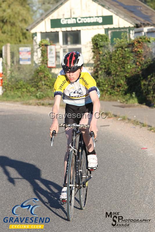 20180821-0006.jpg - GCC Rider Cameron Abbotts at GCC Evening 10 Time Trial 21-August-2018.  Isle of Grain, Kent.