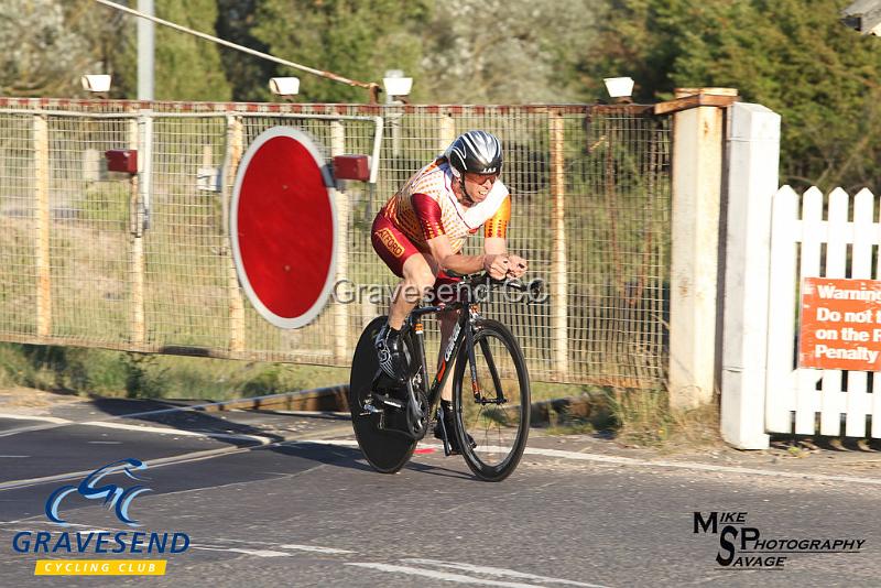 20180821-0067.jpg - Catford CC Rider A Beswetherick at GCC Evening 10 Time Trial 21-August-2018.  Isle of Grain, Kent.