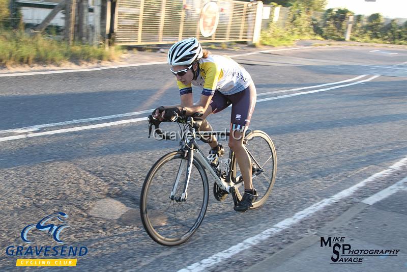 20180821-0381.jpg - GCC Rider Kate Savage at GCC Evening 10 Time Trial 21-August-2018.  Isle of Grain, Kent.