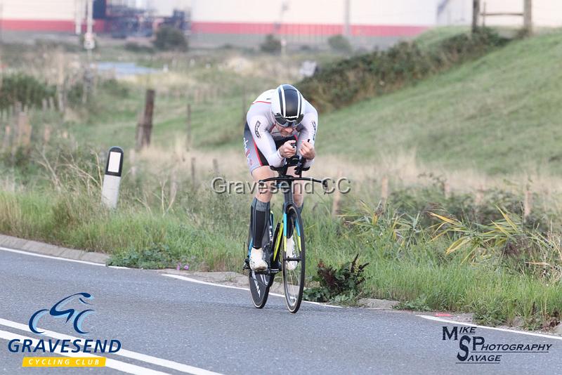 20180828-0255.jpg - Abellio SFA CC Rider Mark Baker at GCC Evening 10 Time Trial 28-August-2018.  Isle of Grain, Kent.