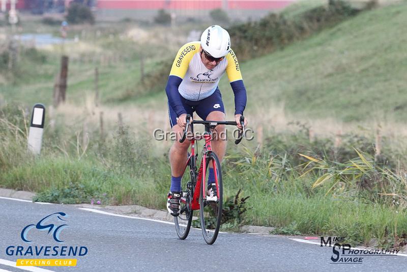 20180828-0299.jpg - GCC Rider Mike Harrington at GCC Evening 10 Time Trial 28-August-2018.  Isle of Grain, Kent.