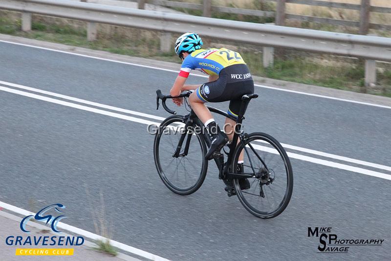 20180828-0620.jpg - Woolwich CC Rider Harry Ives at GCC Evening 10 Time Trial 28-August-2018.  Isle of Grain, Kent.