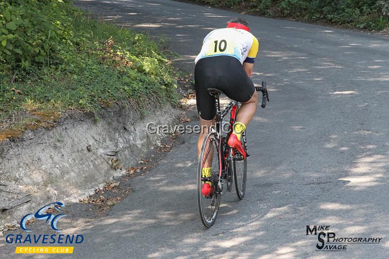 20180902-0015.jpg - GCC Rider Bob Wilson at GCC Hill Climb 02-September-2018.  Exedown Hill, Kent.