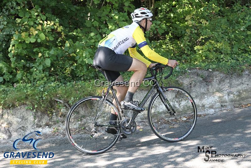 20180902-0033.jpg - GCC Rider Roger Turk at GCC Hill Climb 02-September-2018.  Exedown Hill, Kent.