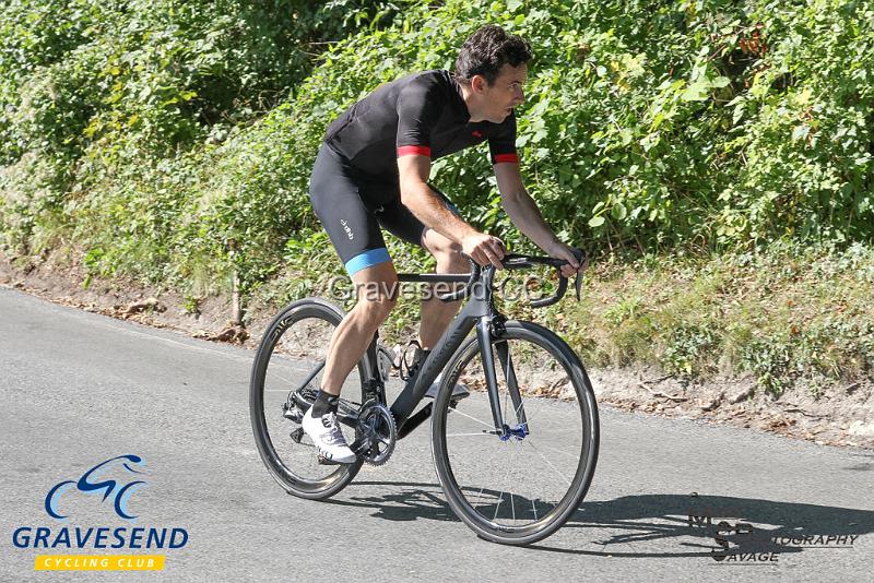 20180902-0046.jpg - GCC Rider Neil Harrigan at GCC Hill Climb 02-September-2018.  Exedown Hill, Kent.
