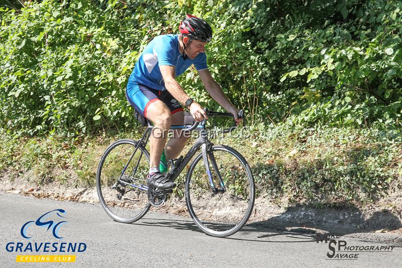20180902-0086.jpg - Medway Tri Rider Adam Featherstone at GCC Hill Climb 02-September-2018.  Exedown Hill, Kent.
