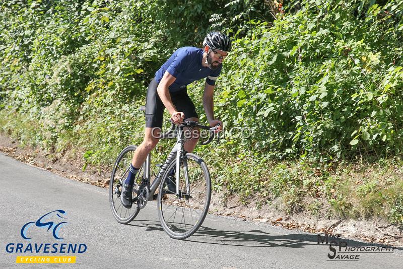20180902-0160.jpg - Rider Myles Brown at GCC Hill Climb 02-September-2018.  Exedown Hill, Kent.