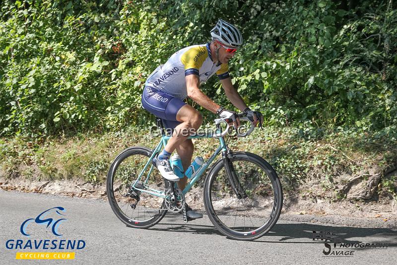 20180902-0208.jpg - GCC Rider Robin Kay at GCC Hill Climb 02-September-2018.  Exedown Hill, Kent.