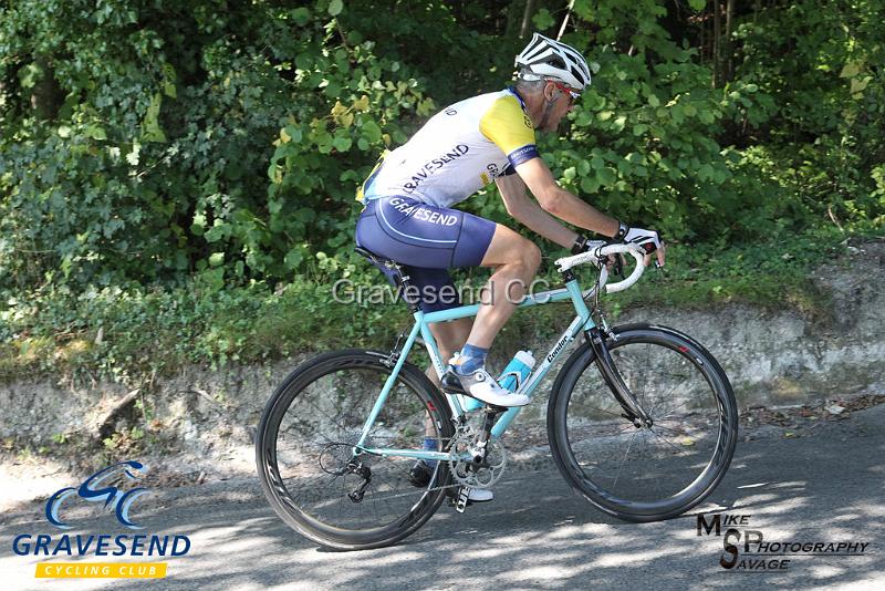 20180902-0210.jpg - GCC Rider Robin Kay at GCC Hill Climb 02-September-2018.  Exedown Hill, Kent.