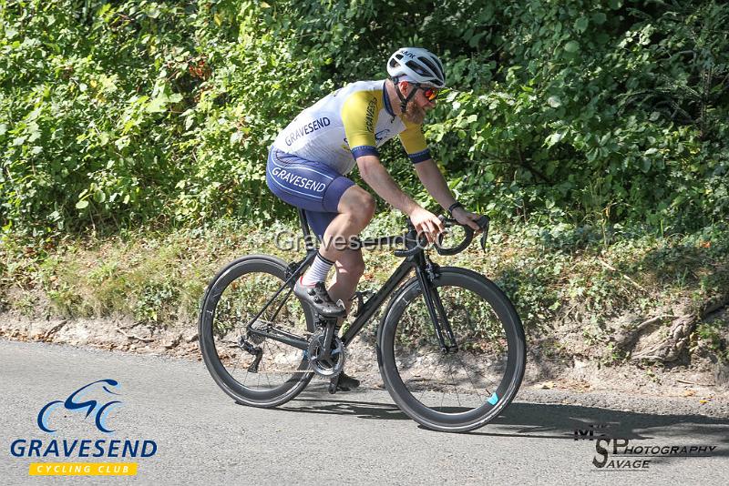 20180902-0227.jpg - GCC Rider Steve Bushell at GCC Hill Climb 02-September-2018.  Exedown Hill, Kent.