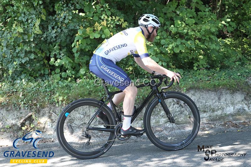20180902-0232.jpg - GCC Rider Steve Bushell at GCC Hill Climb 02-September-2018.  Exedown Hill, Kent.