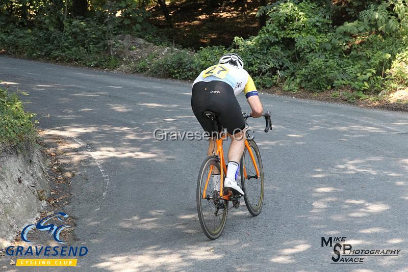 20180902-0344.jpg - GCC Rider Steve Harrington at GCC Hill Climb 02-September-2018.  Exedown Hill, Kent.