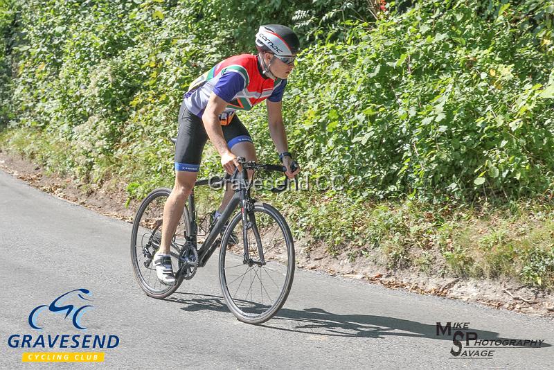 20180902-0391.jpg - GCC Rider James Odendael at GCC Hill Climb 02-September-2018.  Exedown Hill, Kent.