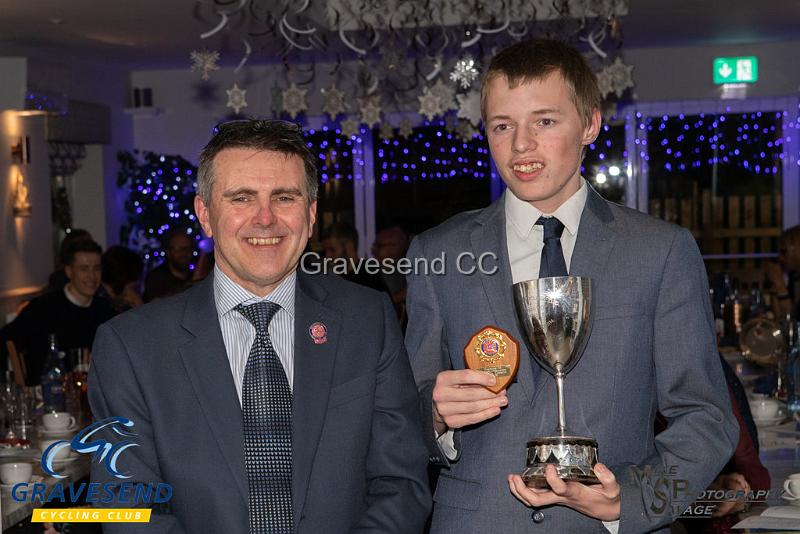20181209-0280.jpg - Cameron Abbotts Jnr Evening 10 Champion - GCC 2018 Awards Evening, The See-Ho, Gravesend, Kent. 09-Dec-2018.