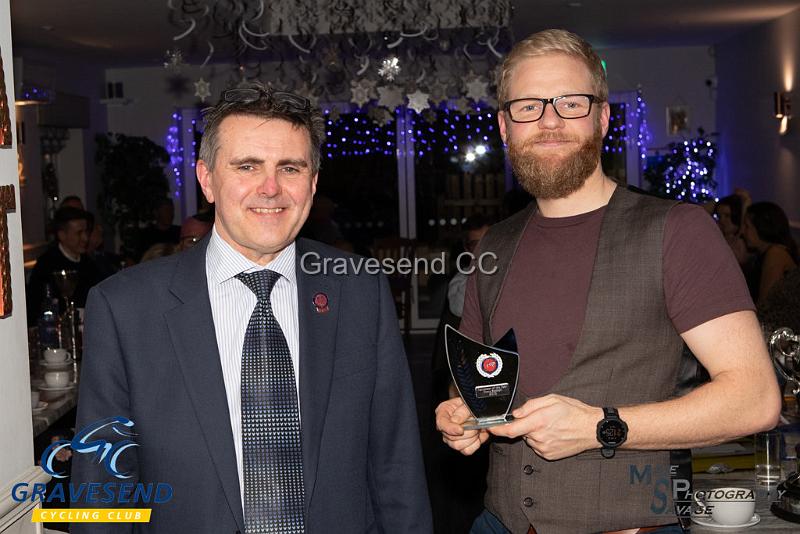 20181209-0296.jpg - Steve Bushell Newcomer of the Year - GCC 2018 Awards Evening, The See-Ho, Gravesend, Kent. 09-Dec-2018.