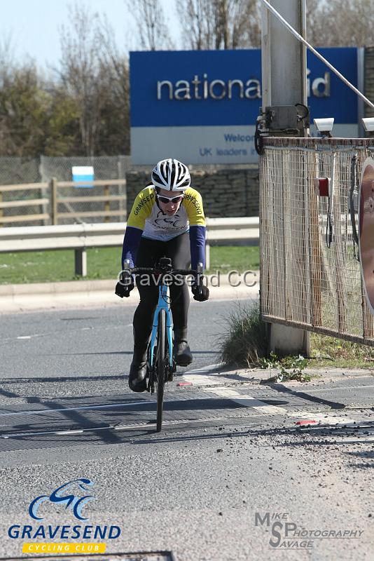 20190324-0412.jpg - GCC Rider Kate Savage at GCC Sunday 10 Time Trial 24-March-2019.  Course Q10/24 Isle of Grain, Kent.