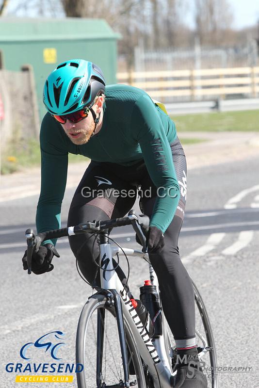 20190324-0447.jpg - GCC Rider Robert Blair at GCC Sunday 10 Time Trial 24-March-2019.  Course Q10/24 Isle of Grain, Kent.
