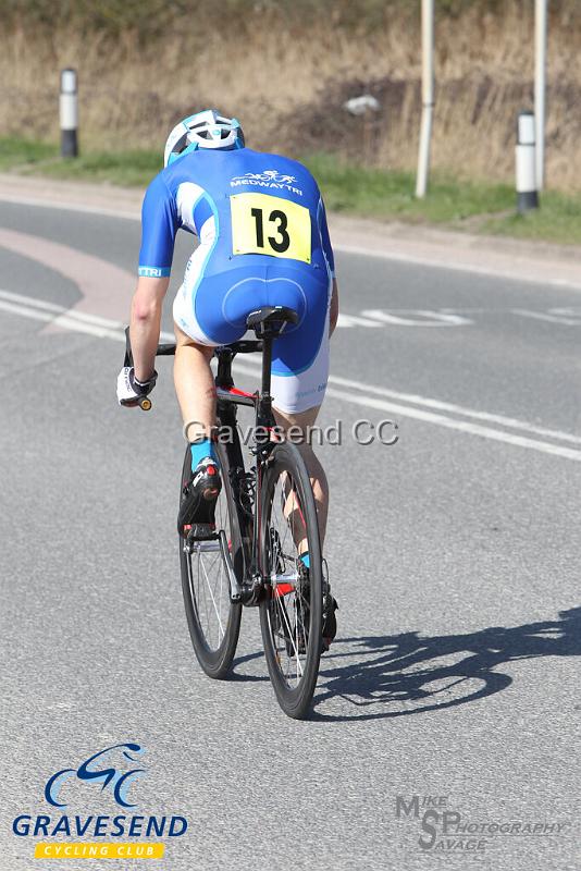 20190324-0538.jpg - Medway Tri Rider Rory Hopcraft at GCC Sunday 10 Time Trial 24-March-2019.  Course Q10/24 Isle of Grain, Kent.