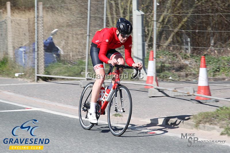 20190324-0543.jpg - GCC Rider Jack Wade at GCC Sunday 10 Time Trial 24-March-2019.  Course Q10/24 Isle of Grain, Kent.