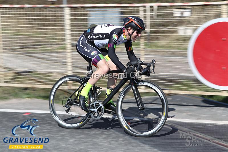 20190324-0603.jpg - Colour-Tech RT Rider Martin Jones at GCC Sunday 10 Time Trial 24-March-2019.  Course Q10/24 Isle of Grain, Kent.