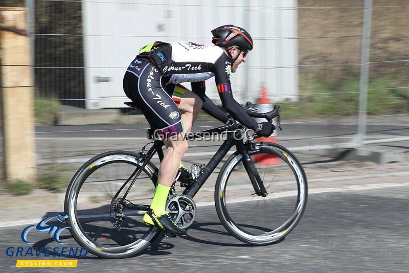 20190324-0607.jpg - Colour-Tech RT Rider Martin Jones at GCC Sunday 10 Time Trial 24-March-2019.  Course Q10/24 Isle of Grain, Kent.
