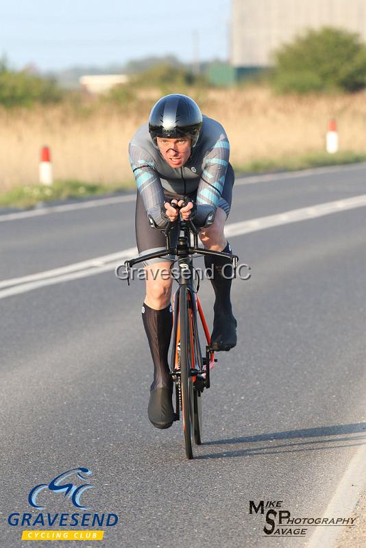 20190430-0069.jpg - Wildcats CC Rider Nick Elson at GCC Evening 10 Time Trial 30-April-2019.  Course Q10/24 Isle of Grain, Kent.