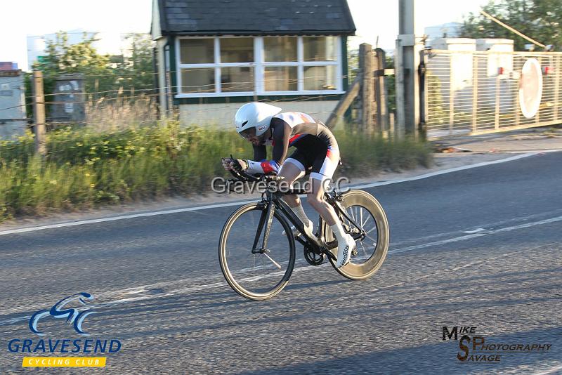 20190514-0183.jpg - Sheppey Velo Rider Alex Woolley at GCC Evening 10 Time Trial 14-May-2019.  Course Q10/24 Isle of Grain, Kent.