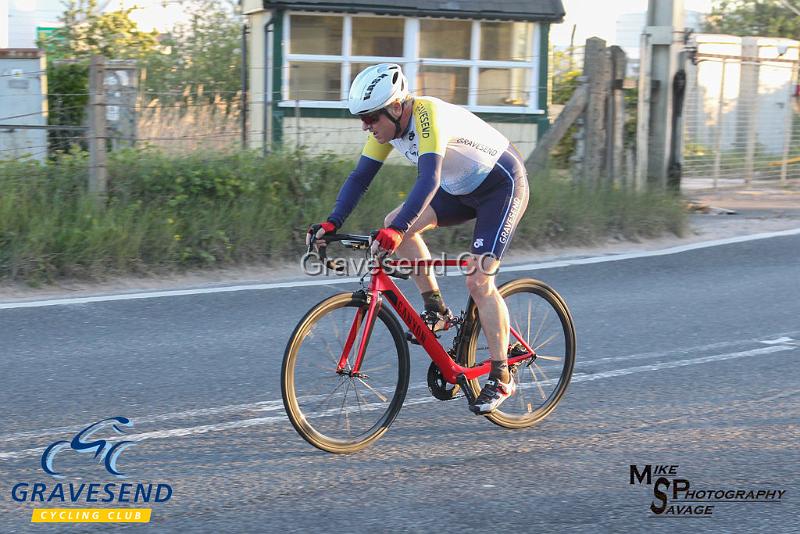20190514-0357.jpg - GCC Rider Mike Harrington at GCC Evening 10 Time Trial 14-May-2019.  Course Q10/24 Isle of Grain, Kent.