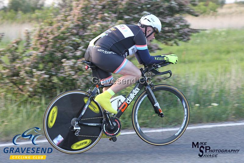 20190528-0262.jpg - Kassei Tekno Rider Graham Strugnell at GCC Evening 10 Time Trial 28-May-2019.  Course Q10/24 Isle of Grain, Kent.