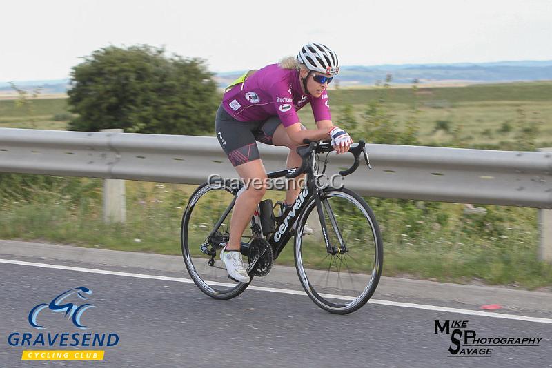 20190702-0005.jpg - Medway Tri Rider Belinda Harrison at GCC Evening 10 Time Trial 02-July-2019.  Course Q10/24 Isle of Grain, Kent.