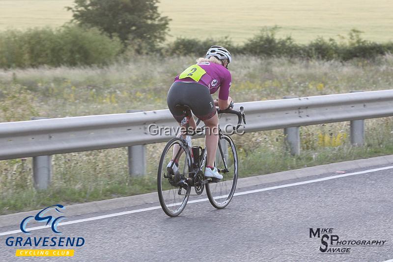 20190702-0013.jpg - Medway Tri Rider Belinda Harrison at GCC Evening 10 Time Trial 02-July-2019.  Course Q10/24 Isle of Grain, Kent.