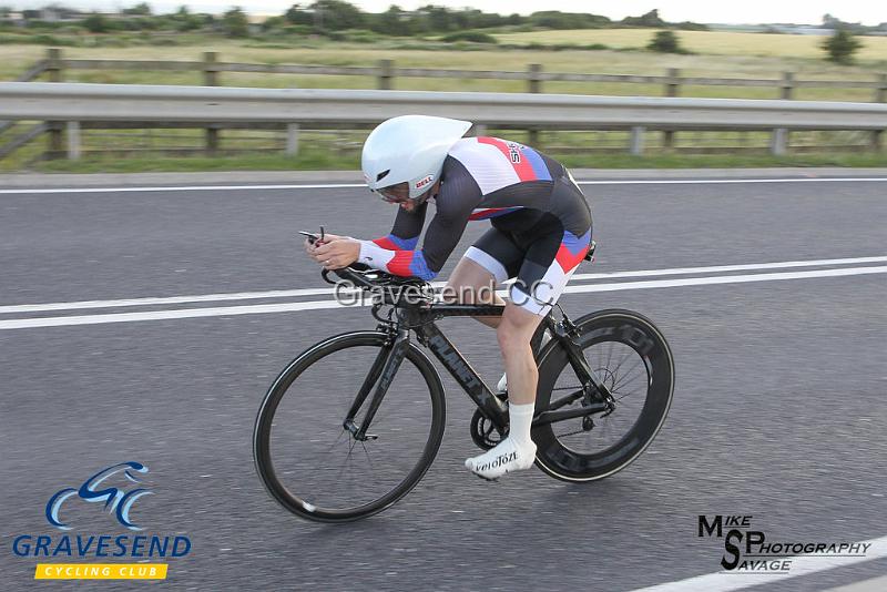 20190702-0195.jpg - Sheppey Velo Rider Alex Woolley at GCC Evening 10 Time Trial 02-July-2019.  Course Q10/24 Isle of Grain, Kent.
