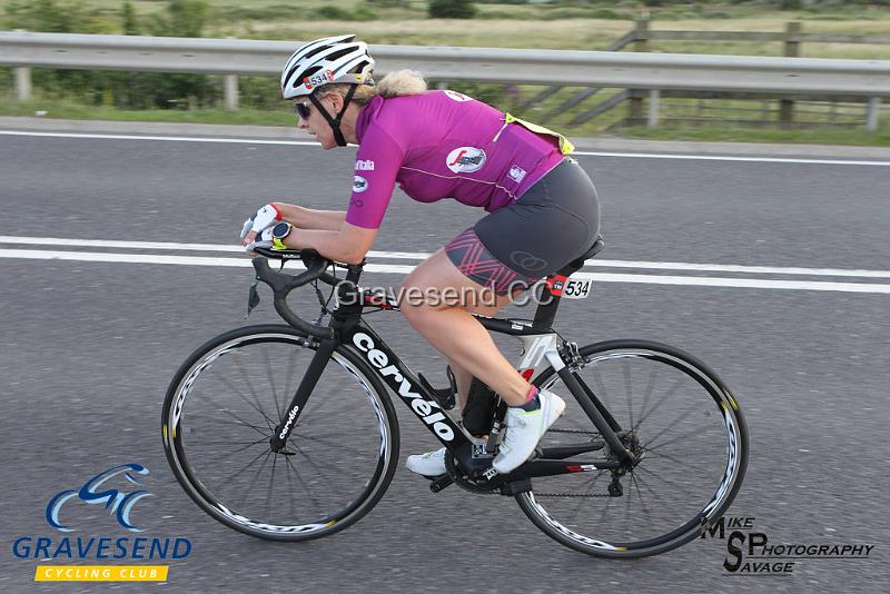 20190702-0306.jpg - Medway Tri Rider Belinda Harrison at GCC Evening 10 Time Trial 02-July-2019.  Course Q10/24 Isle of Grain, Kent.
