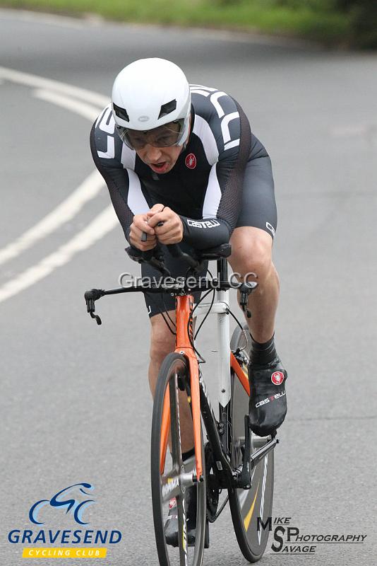 20190707-0083.jpg - Rider Stewart King from Ashford Whs at  Ramsay Cup 25 Time Trial 07-July-2019, Course QS/20, Challock, Kent