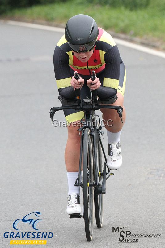 20190707-0198.jpg - Rider Abigail Langley from Thanet RC at  Ramsay Cup 25 Time Trial 07-July-2019, Course QS/20, Challock, Kent