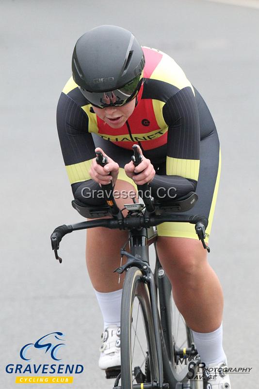20190707-0203.jpg - Rider Abigail Langley from Thanet RC at  Ramsay Cup 25 Time Trial 07-July-2019, Course QS/20, Challock, Kent