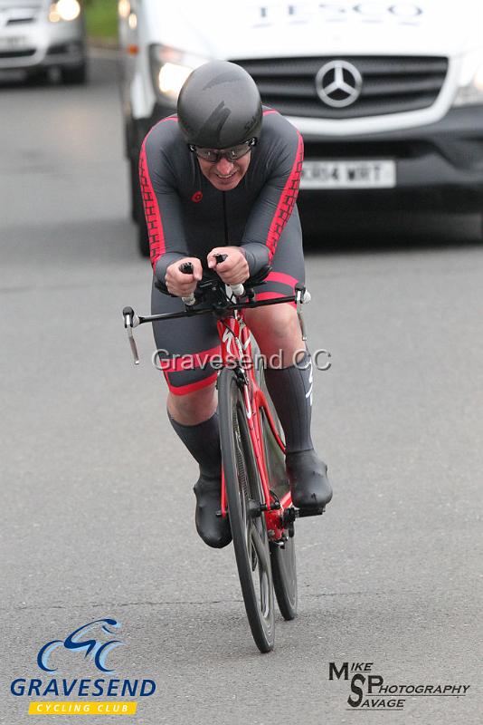 20190707-0255.jpg - Rider Antony Bee from Wigmore CC at  Ramsay Cup 25 Time Trial 07-July-2019, Course QS/20, Challock, Kent