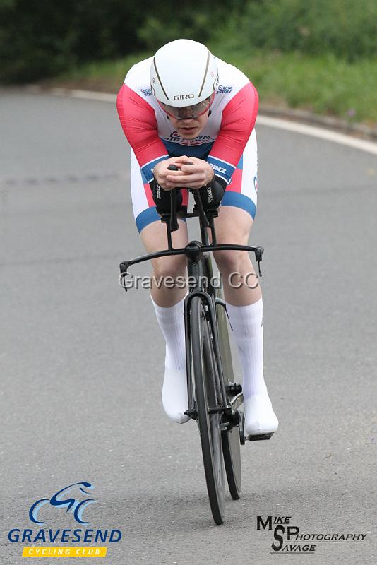 20190707-0286.jpg - Rider Gavin Stevens from Royal Air Force Cycling Association at  Ramsay Cup 25 Time Trial 07-July-2019, Course QS/20, Challock, Kent