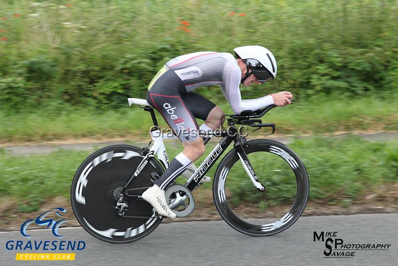 20190707-0385.jpg - Rider John Cockrill from Abellio - SFA Racing Team at  Ramsay Cup 25 Time Trial 07-July-2019, Course QS/20, Challock, Kent