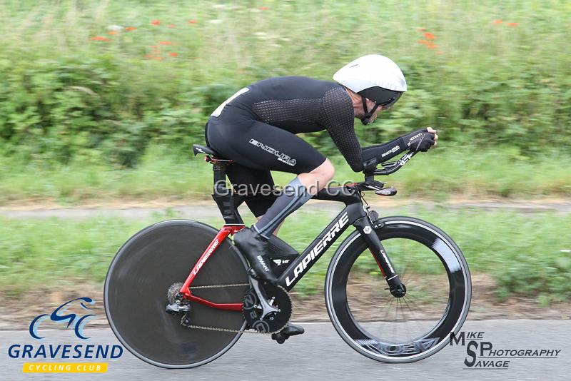 20190707-0419.jpg - Rider Martin Jones from Colour Tech RT at  Ramsay Cup 25 Time Trial 07-July-2019, Course QS/20, Challock, Kent